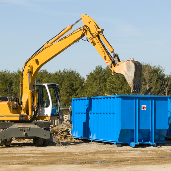 how many times can i have a residential dumpster rental emptied in Elnora